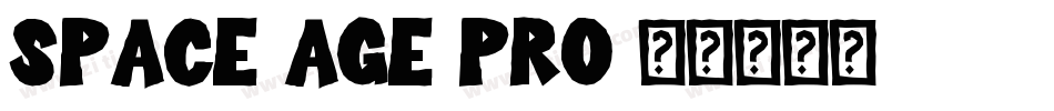 Space Age PRO字体转换